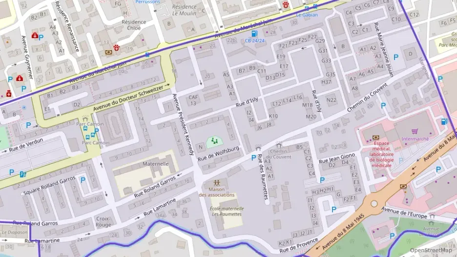 Appartement 56 m² trois pièces à vendre à Marignane Appartement 56 m² trois pièces à vendre à Marignane