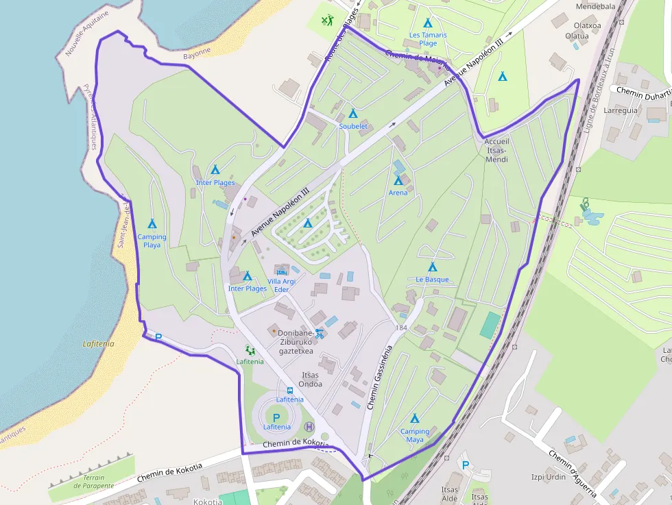 Appartement 57 m² trois pièces à vendre à Saint-Jean-de-Luz