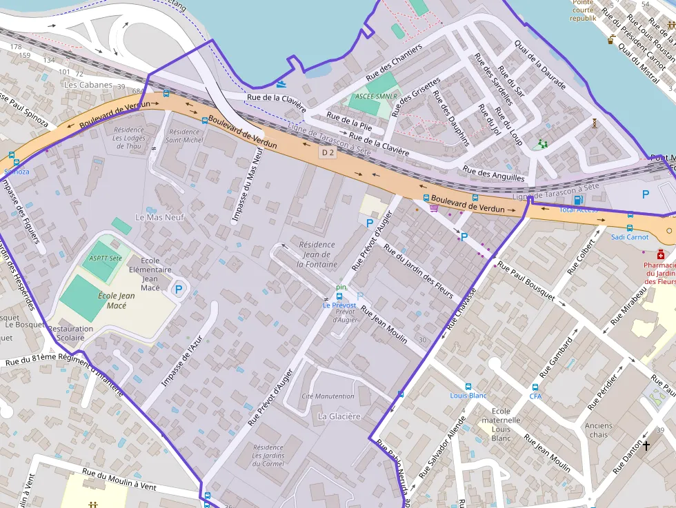 Appartement 70 m² trois pièces à vendre à Sète