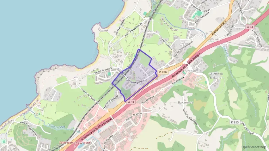 Appartement 61 m² trois pièces à vendre à Saint-Jean-de-Luz