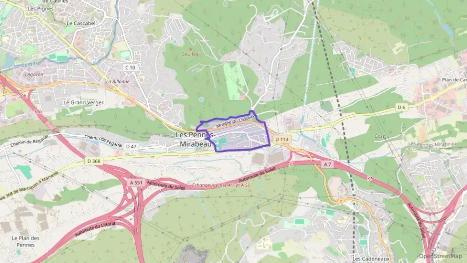 Appartement 34 m² deux pieces à vendre à Les Pennes-Mirabeau