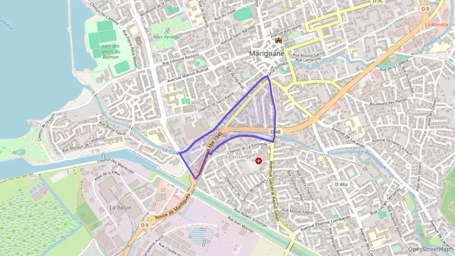 Appartement 60 m² trois pièces à vendre à Marignane