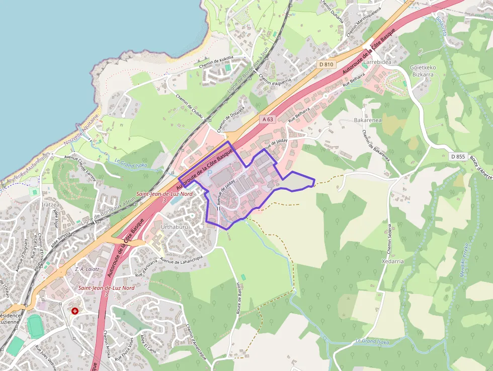 Appartement 56 m² deux pieces à vendre à Saint-Jean-de-Luz