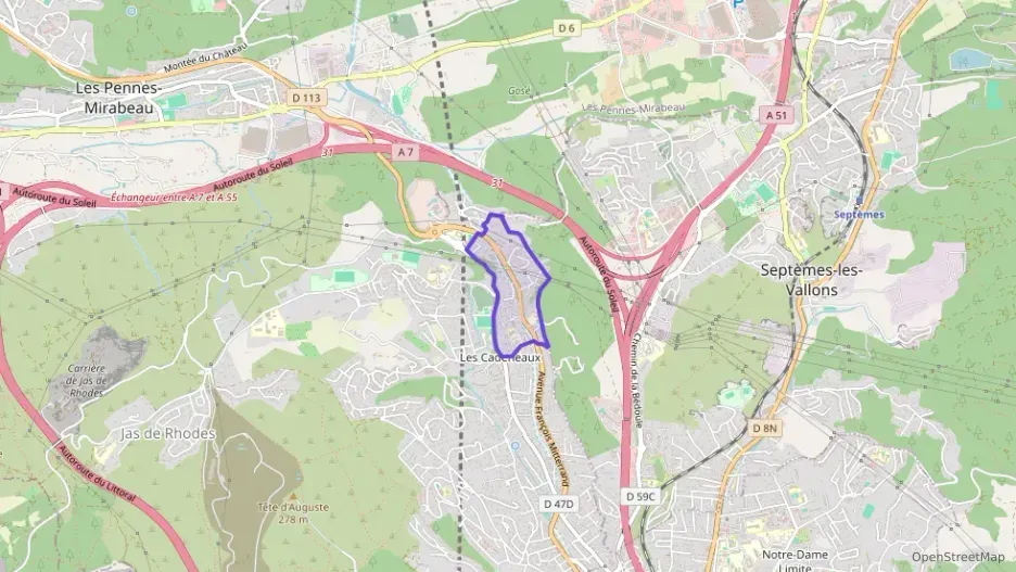 Appartement 43 m² deux pieces à vendre à Les Pennes-Mirabeau Appartement 43 m² deux pieces à vendre à Les Pennes-Mirabeau