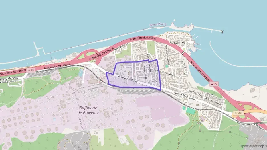 Appartement 54 m² trois pièces à vendre à Châteauneuf-les-Martigues