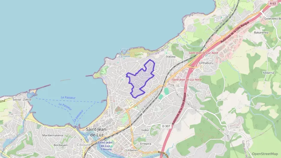 Appartement 103 m² quatre pièces à vendre à Saint-Jean-de-Luz