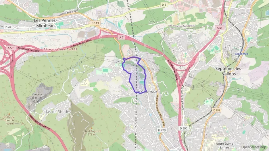 Appartement 76 m² trois pièces à vendre à Les Pennes-Mirabeau Appartement 76 m² trois pièces à vendre à Les Pennes-Mirabeau