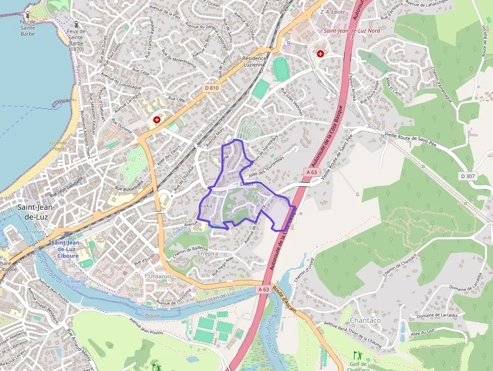 Appartement 46 m² deux pieces à vendre à Saint-Jean-de-Luz