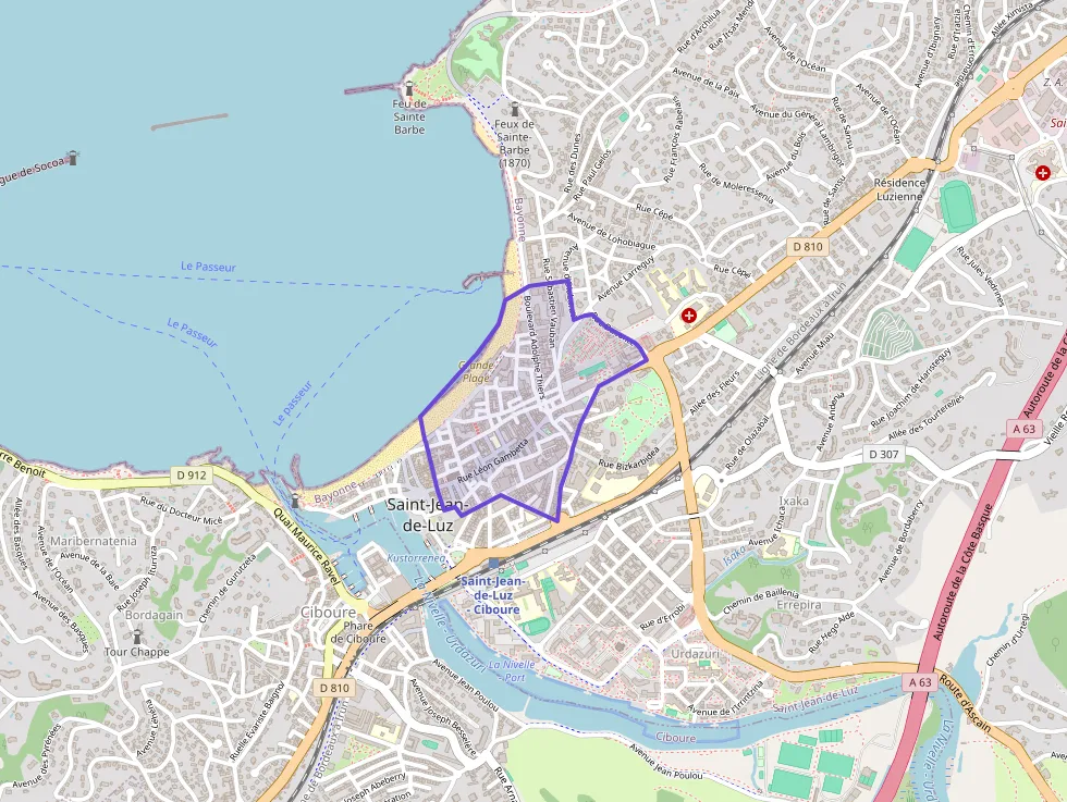 Appartement 67 m² deux pieces à vendre à Saint-Jean-de-Luz