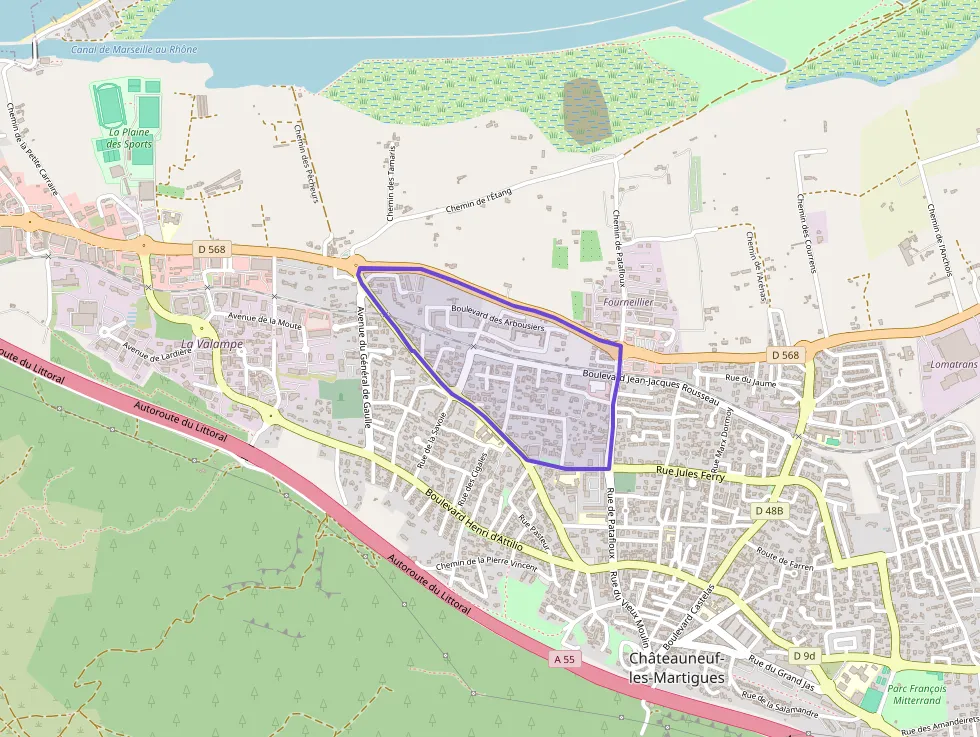 Appartement 60 m² trois pièces à vendre à Châteauneuf-les-Martigues