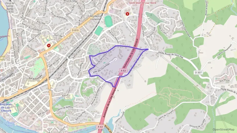 Appartement 51 m² trois pièces à vendre à Saint-Jean-de-Luz