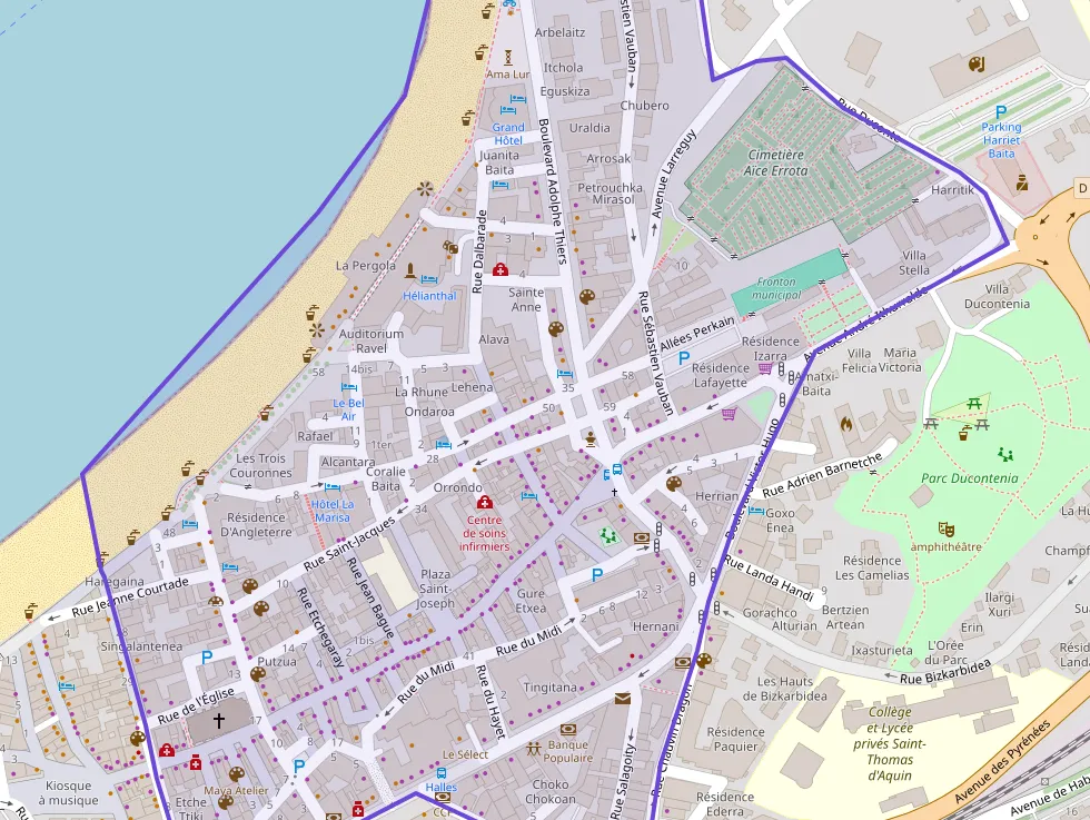 Appartement 57 m² deux pieces à vendre à Saint-Jean-de-Luz