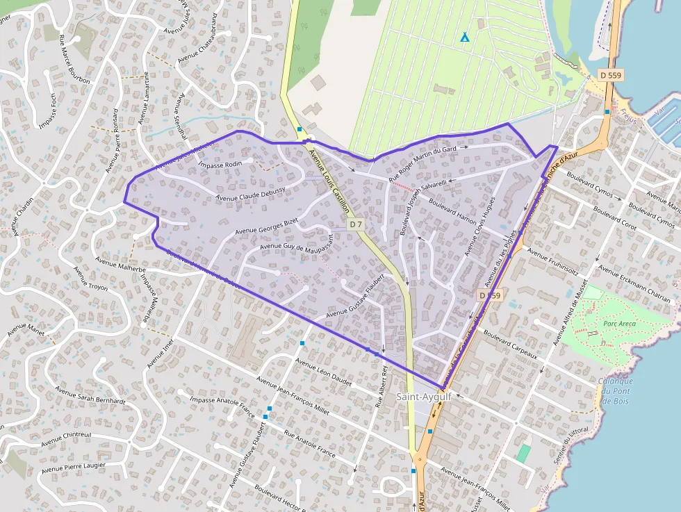 Appartement 50 m² quatre pièces à vendre à Fréjus