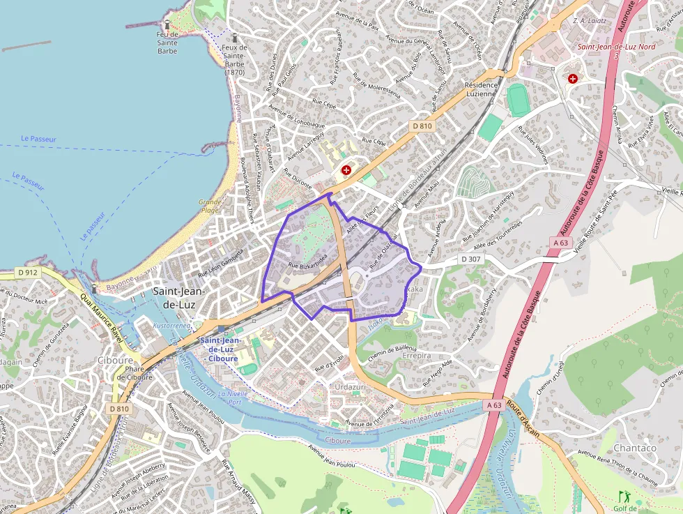 Appartement 67 m² quatre pièces à vendre à Saint-Jean-de-Luz