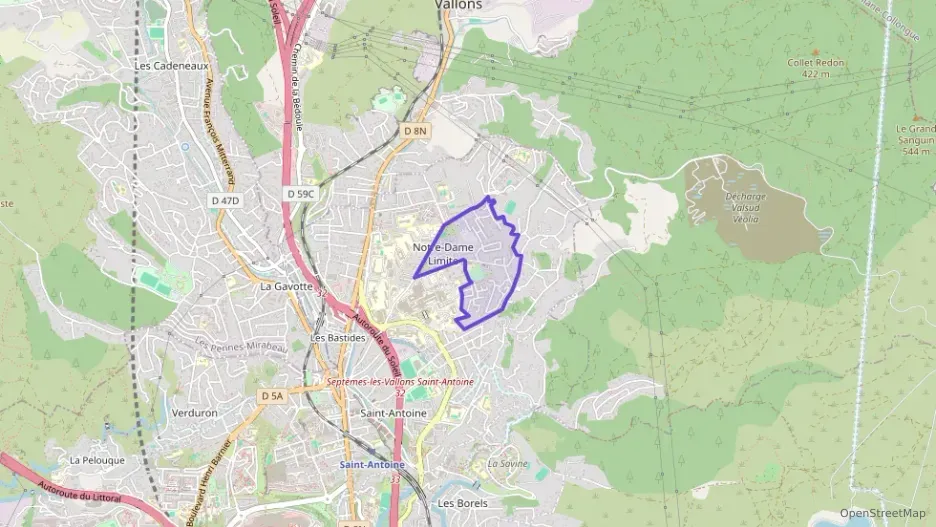 Appartement 64 m² trois pièces à vendre à Marseille 15e Arrondissement