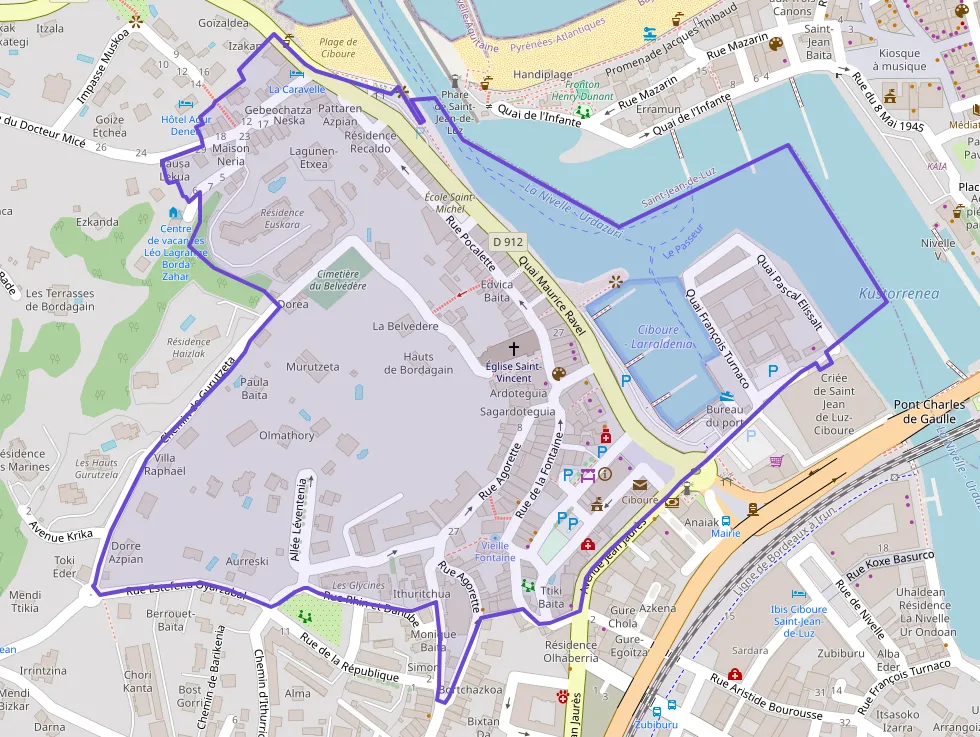 Appartement 58 m² trois pièces à vendre à Ciboure