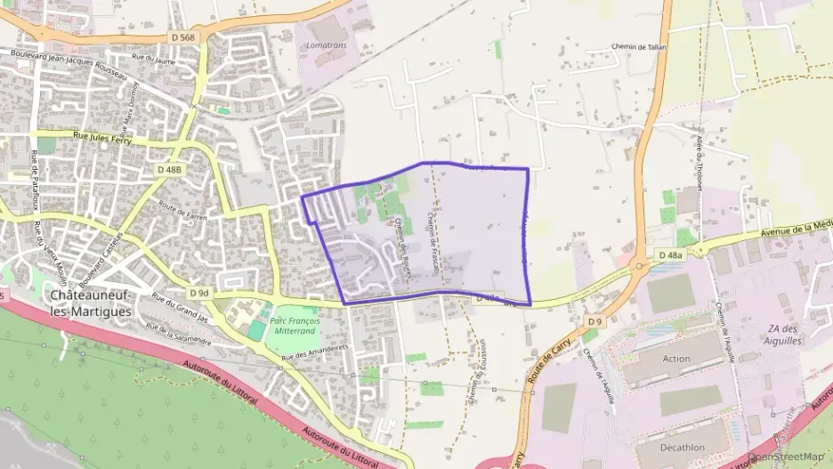 Appartement 55 m² trois pièces à vendre à Châteauneuf-les-Martigues Appartement 55 m² trois pièces à vendre à Châteauneuf-les-Martigues