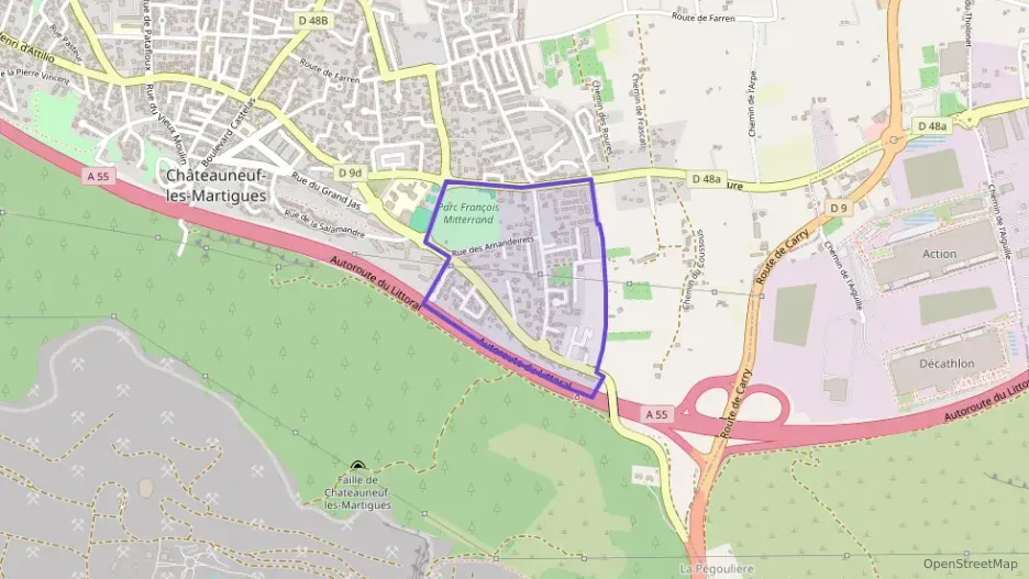 Appartement 61 m² trois pièces à vendre à Châteauneuf-les-Martigues