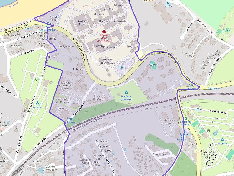 Appartement 60 m² trois pièces à vendre à Hendaye