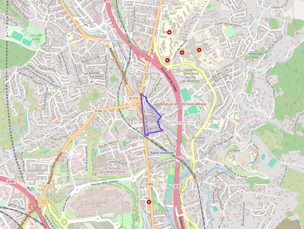 Appartement 42 m² deux pieces à vendre à Marseille 15e Arrondissement
