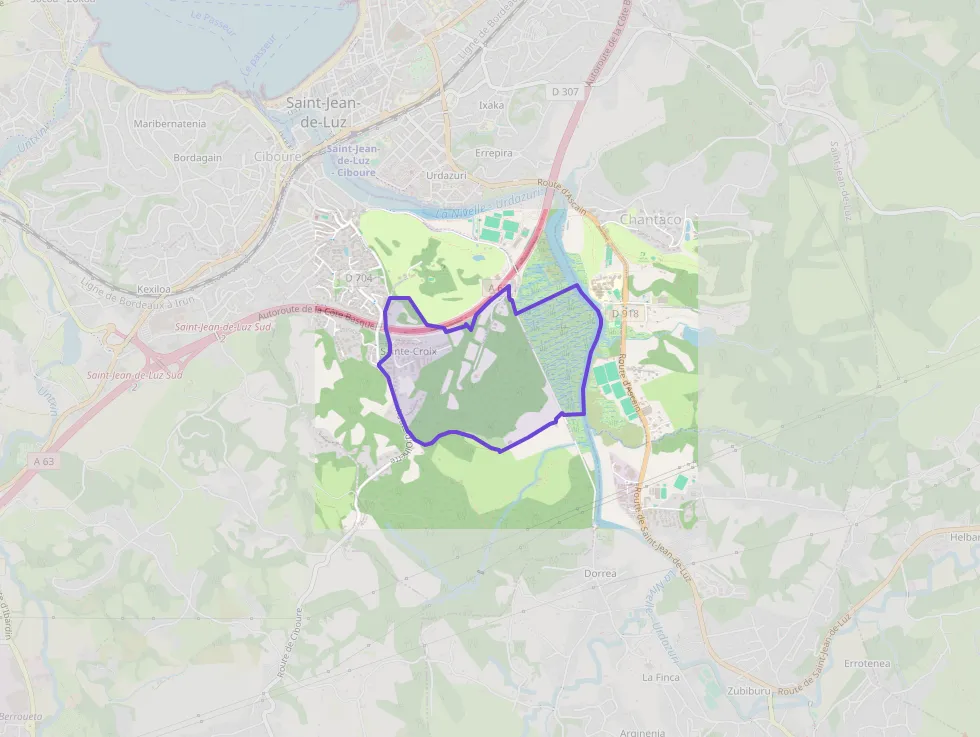 Appartement 57 m² trois pièces à vendre à Ciboure