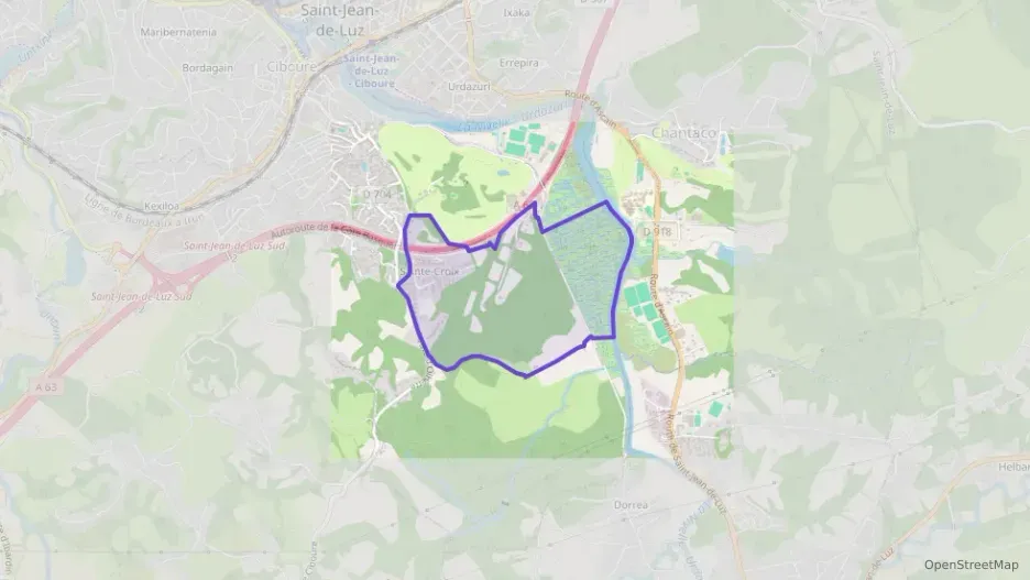 Appartement 57 m² trois pièces à vendre à Ciboure