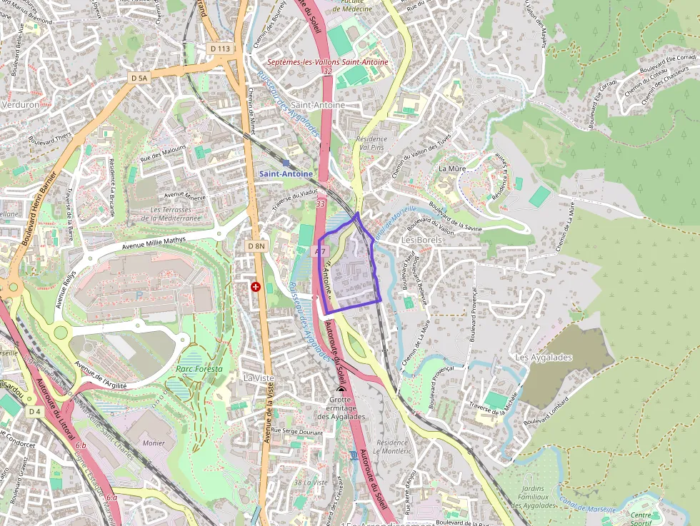 Appartement 58 m² trois pièces à vendre à Marseille 15e Arrondissement