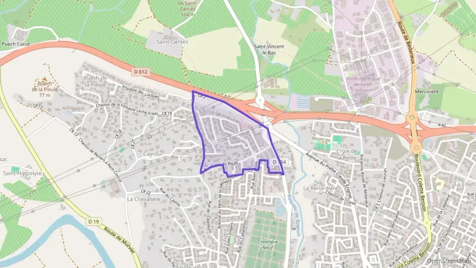 Appartement 45 m² deux pieces à vendre à Béziers