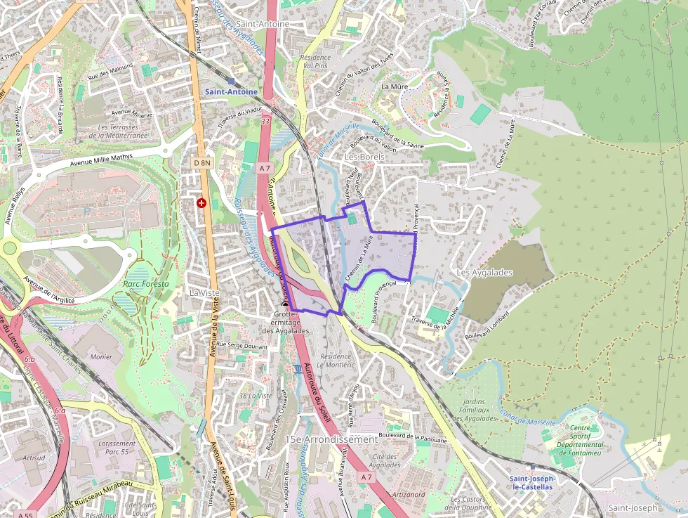 Appartement 60 m² deux pieces à vendre à Marseille 15e Arrondissement