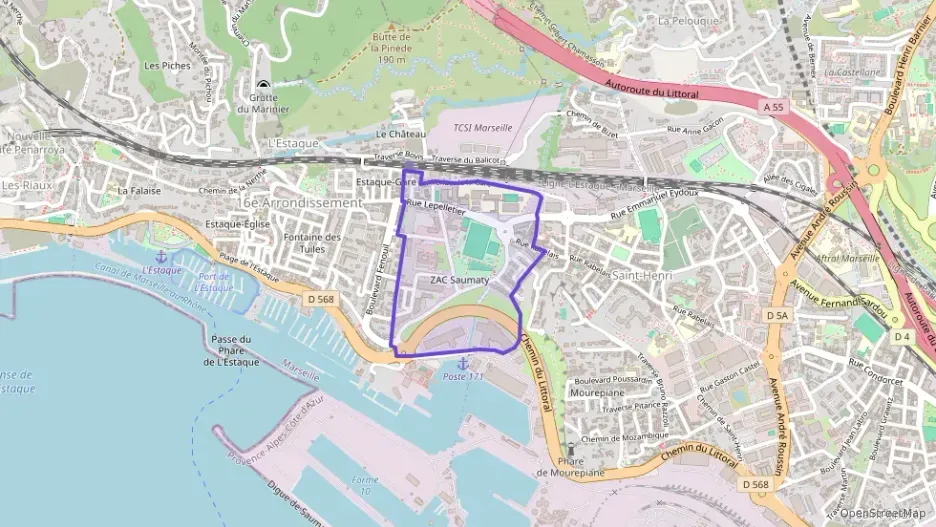 Appartement 39 m² deux pieces à vendre à Marseille 16e Arrondissement