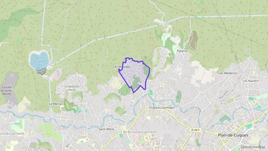 Appartement 61 m² trois pièces à vendre à Marseille 13e Arrondissement