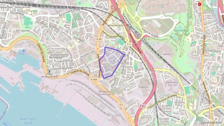 Appartement 36 m² deux pieces à vendre à Marseille 16e Arrondissement