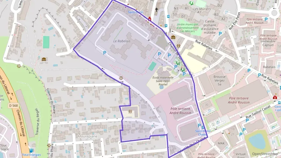 Appartement 56 m² trois pièces à vendre à Marseille 16e Arrondissement