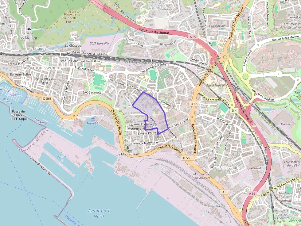 Appartement 56 m² trois pièces à vendre à Marseille 16e Arrondissement