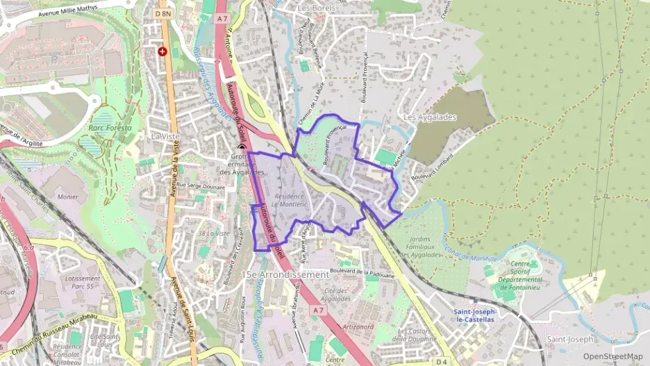 Appartement 50 m² deux pieces à vendre à Marseille 15e Arrondissement