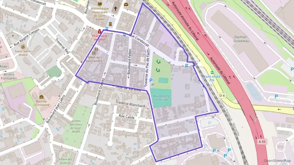 Appartement 61 m² trois pièces à vendre à Marseille 16e Arrondissement