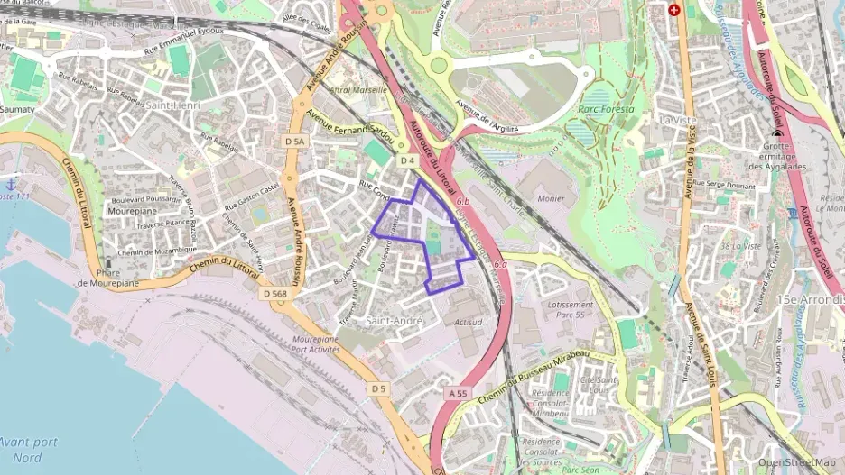 Appartement 61 m² trois pièces à vendre à Marseille 16e Arrondissement