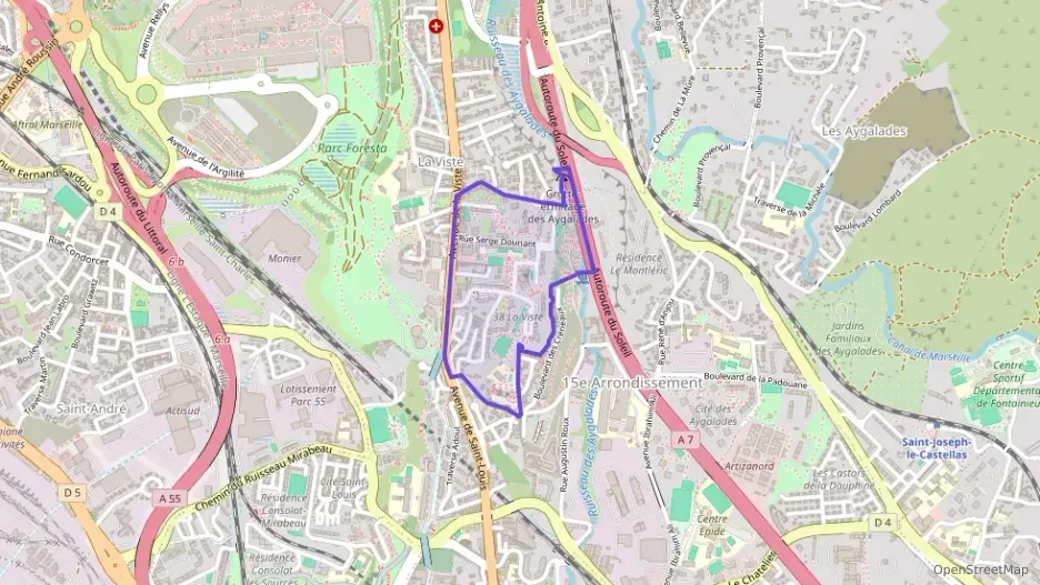 Appartement 64 m² quatre pièces à vendre à Marseille 15e Arrondissement