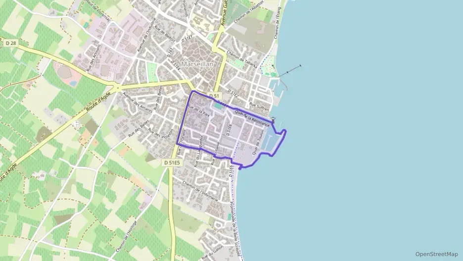 Appartement 59 m² trois pièces à vendre à Marseillan