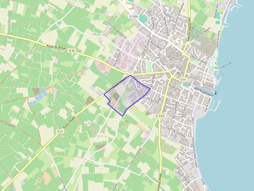 Appartement 34 m² deux pieces à vendre à Marseillan