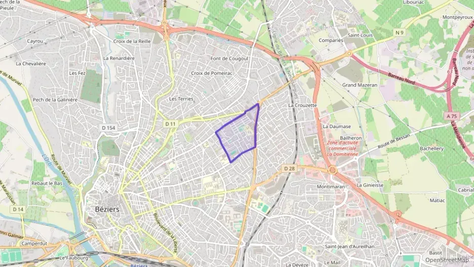 Appartement 61 m² trois pièces à vendre à Béziers Appartement 61 m² trois pièces à vendre à Béziers