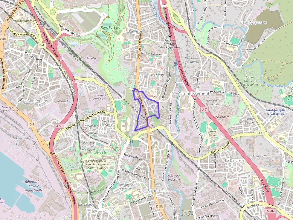 Appartement 50 m² trois pièces à vendre à Marseille 15e Arrondissement