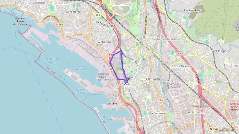 Appartement 34 m² deux pieces à vendre à Marseille 15e Arrondissement