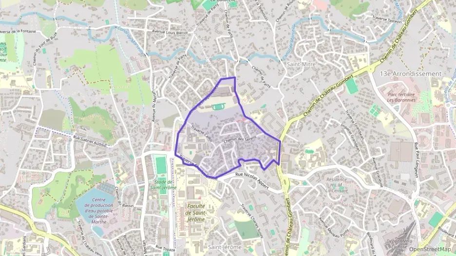 Appartement 50 m² deux pieces à vendre à Marseille 13e Arrondissement