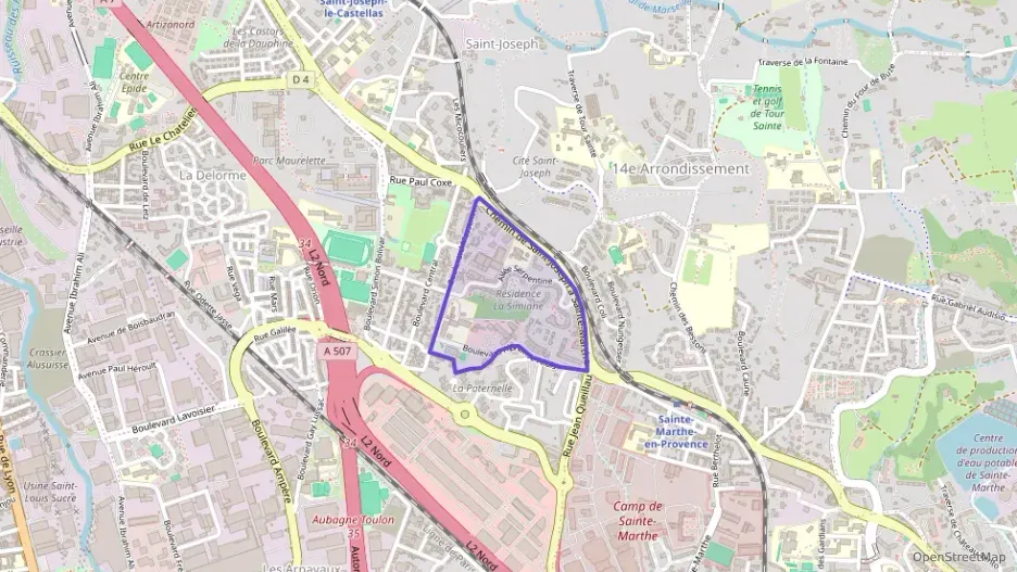 Appartement 95 m² quatre pièces à vendre à Marseille 14e Arrondissement