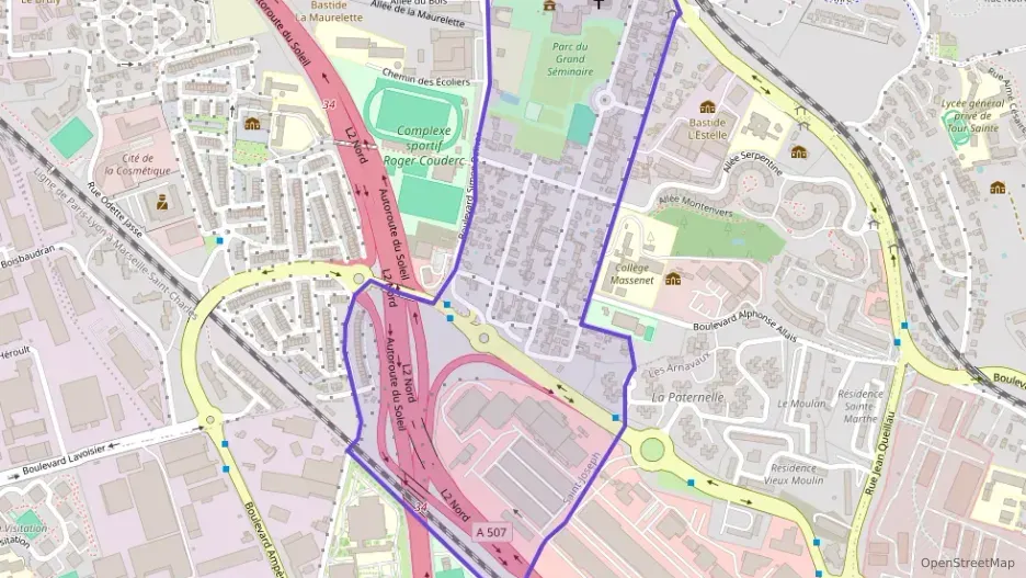 Appartement 46 m² deux pieces à vendre à Marseille 14e Arrondissement