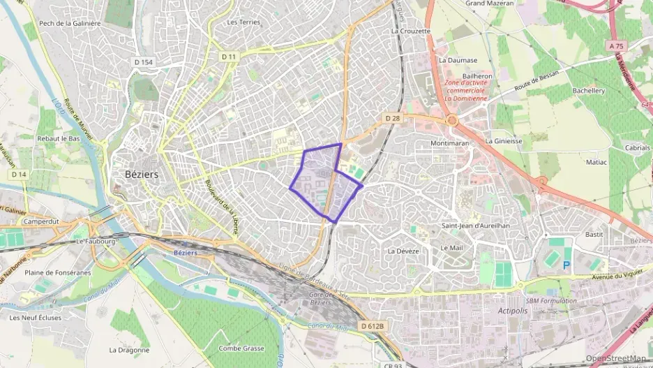 Appartement 65 m² trois pièces à vendre à Béziers