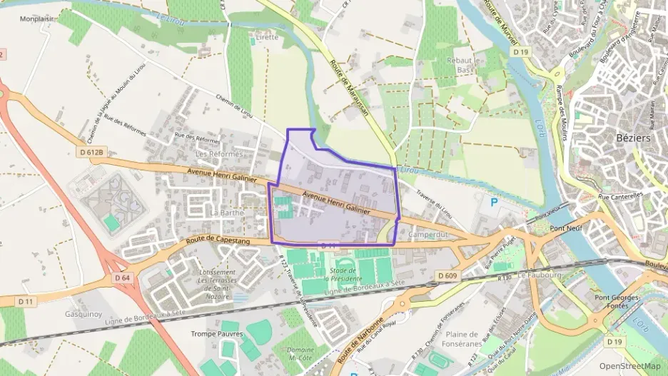 Appartement 61 m² deux pieces à vendre à Béziers