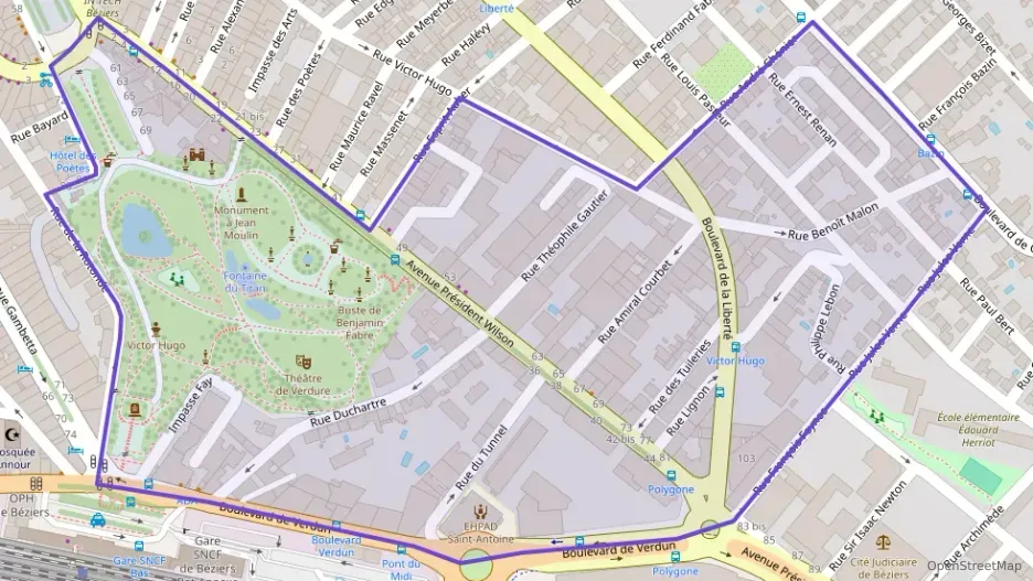 Appartement 51 m² trois pièces à vendre à Béziers