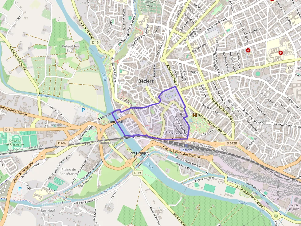 Appartement 45 m² trois pièces à vendre à Béziers